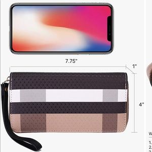 New Wallet clutch organizer fits your phone